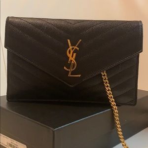 YSL Chain Wallet - Originally 1350$.